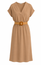 Jurk met riem - Apricot .webp