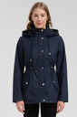 Regenjas met kap - Donkerblauw
