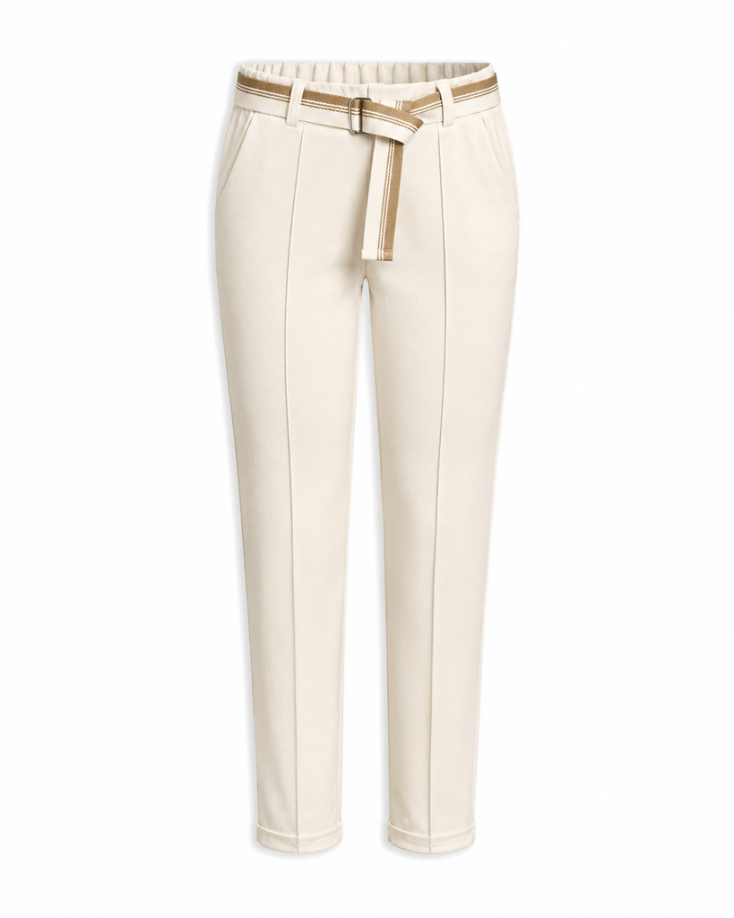 Damesbroek met riem (Beige, M)
