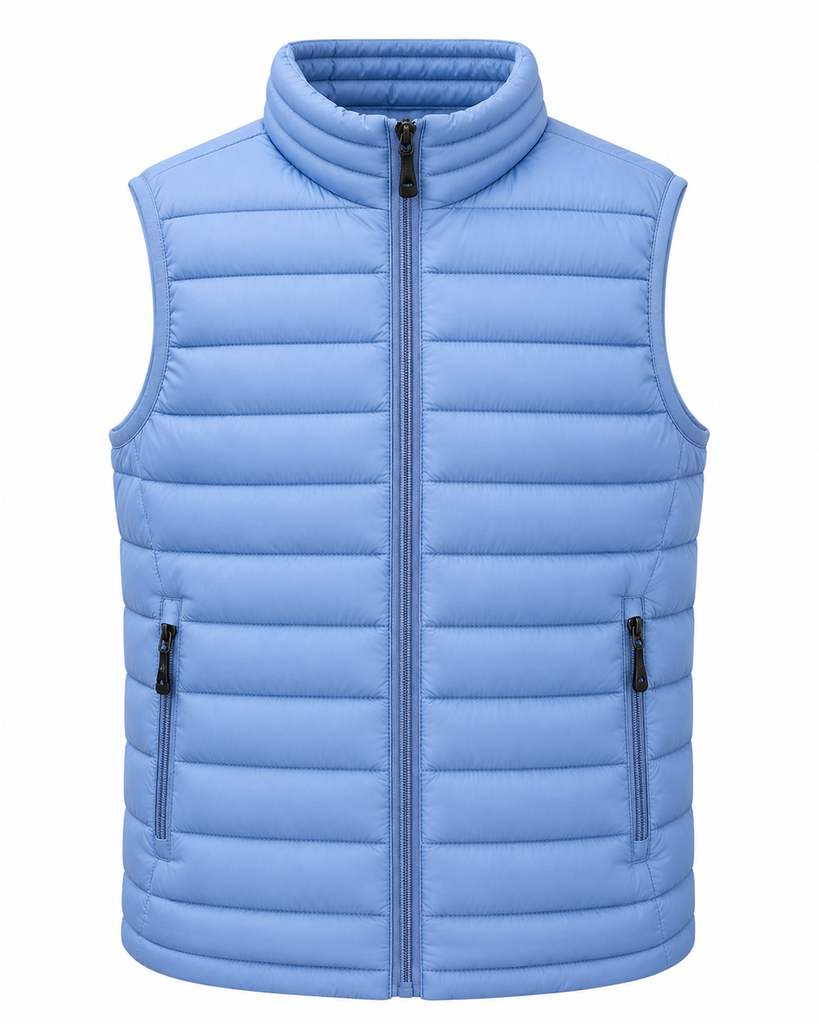 [Q2409-M] Bodywarmer - Lichtblauw (M)